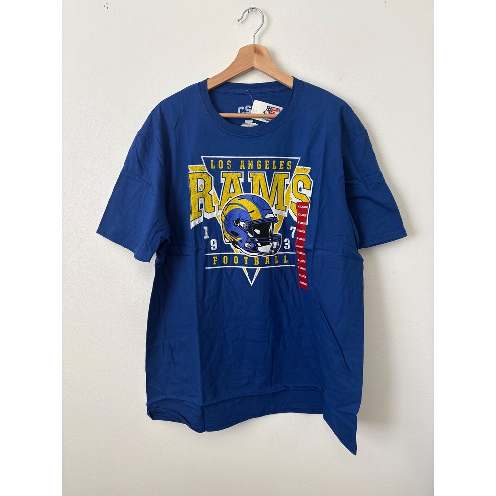 New Los Angeles Rams Football Graphic Tee – Blue – Size XL - Picture 2 of 6